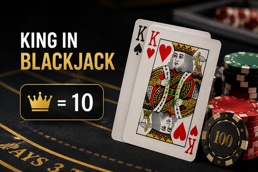 A King in Blackjack Is Worth 10: What That Means for Your Hand