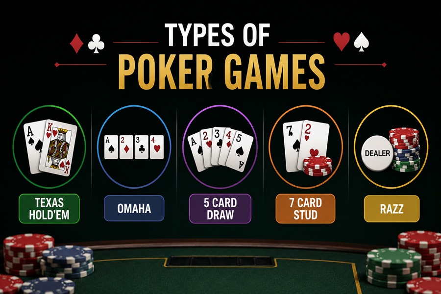 The Types of Poker Games, Sorted by How They Play